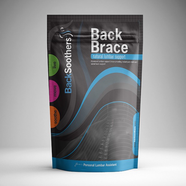 BackSoothers SupportPlus Everyday Lumbar Lower Back Support